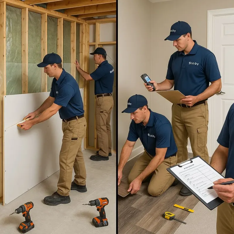 Repairs and Reconstruction process in Rollinsford, NH